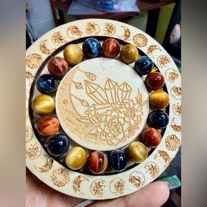 Colorful Tiger’s Eye Bracelet – 8mm Multi Tiger Eye – Natural Stone